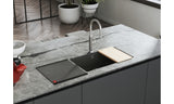 FRANKE Becken KXK 110-71 Anthrazit Matt Handbedienung 126.0735.195