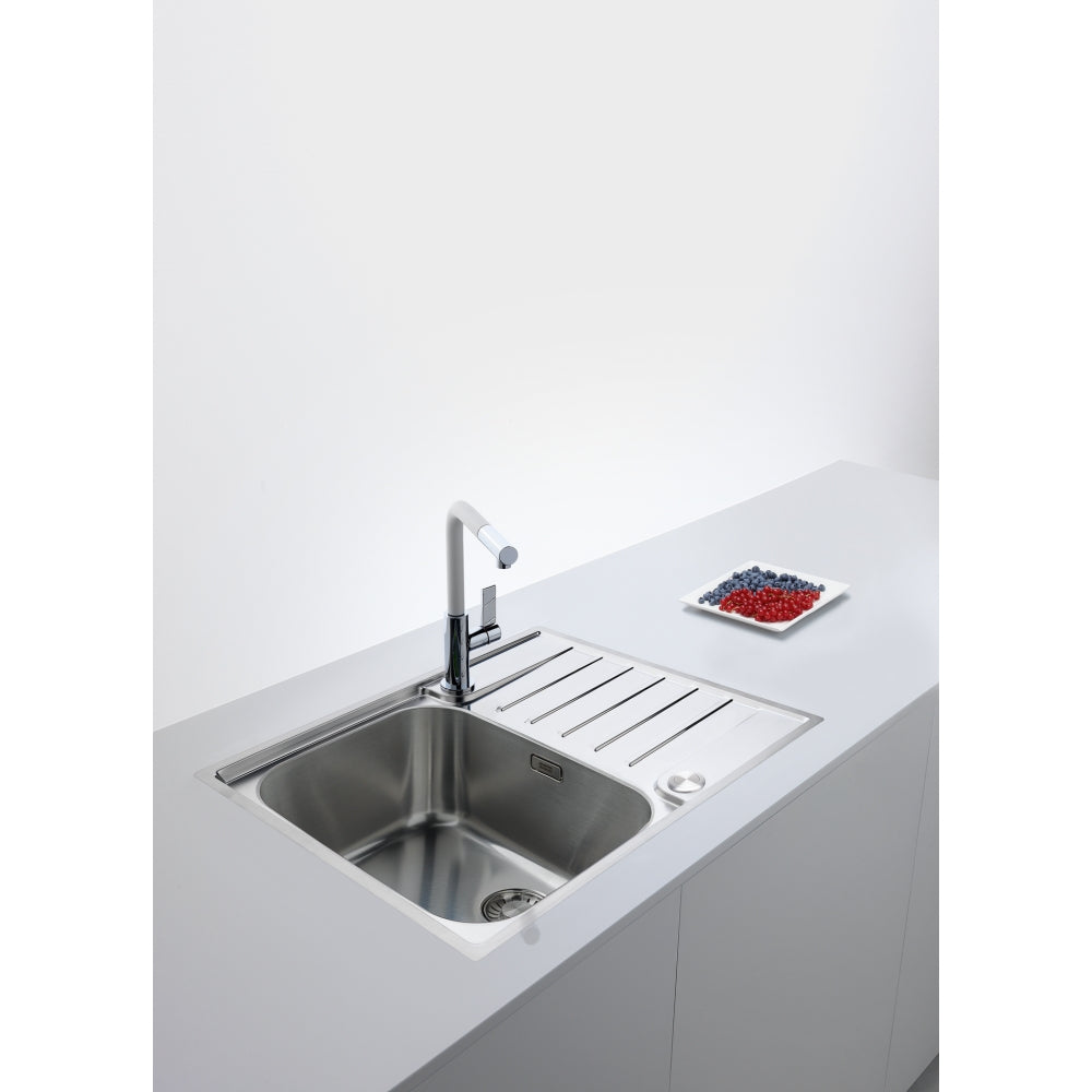 FRANKE Edelstahlspüle AGX 211-62 Edelstahl Druckknopf Edelstahl 127.0476.450