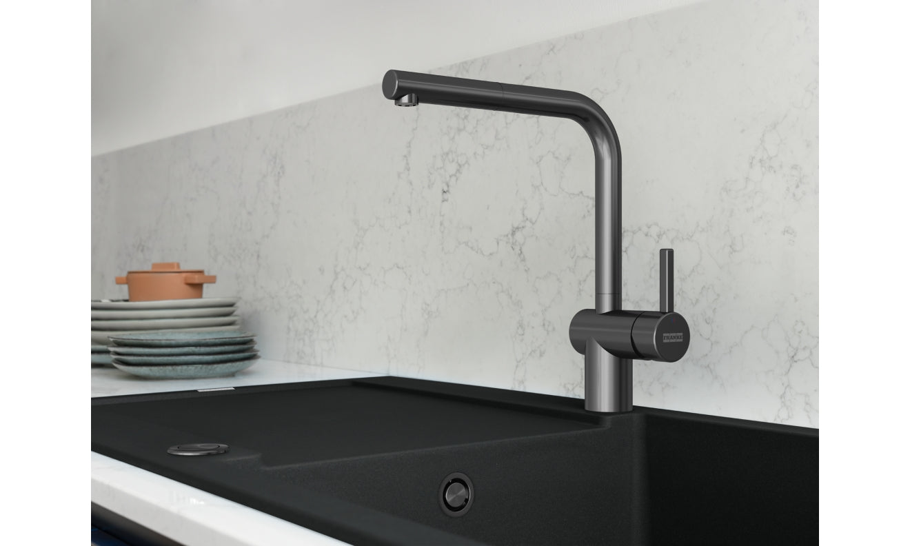 FRANKE Runder Überlauf Anthracite PVD 133.0722.565