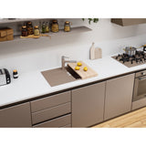 FRANKE Fragranitespüle CNG 611-78 Cashmere Drehknopf Edelstahl 114.0681.586