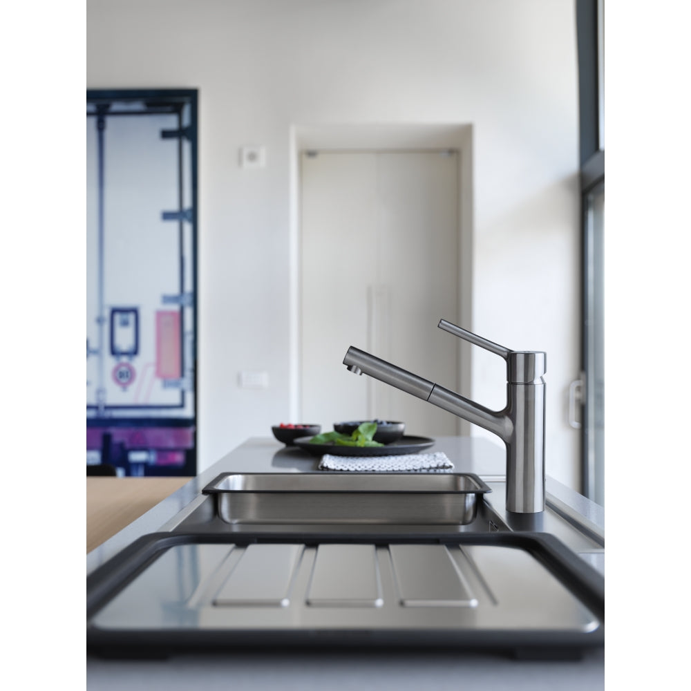 FRANKE Taros Neo Window Zugauslauf Edelstahl Obenbedienung 115.0596.384