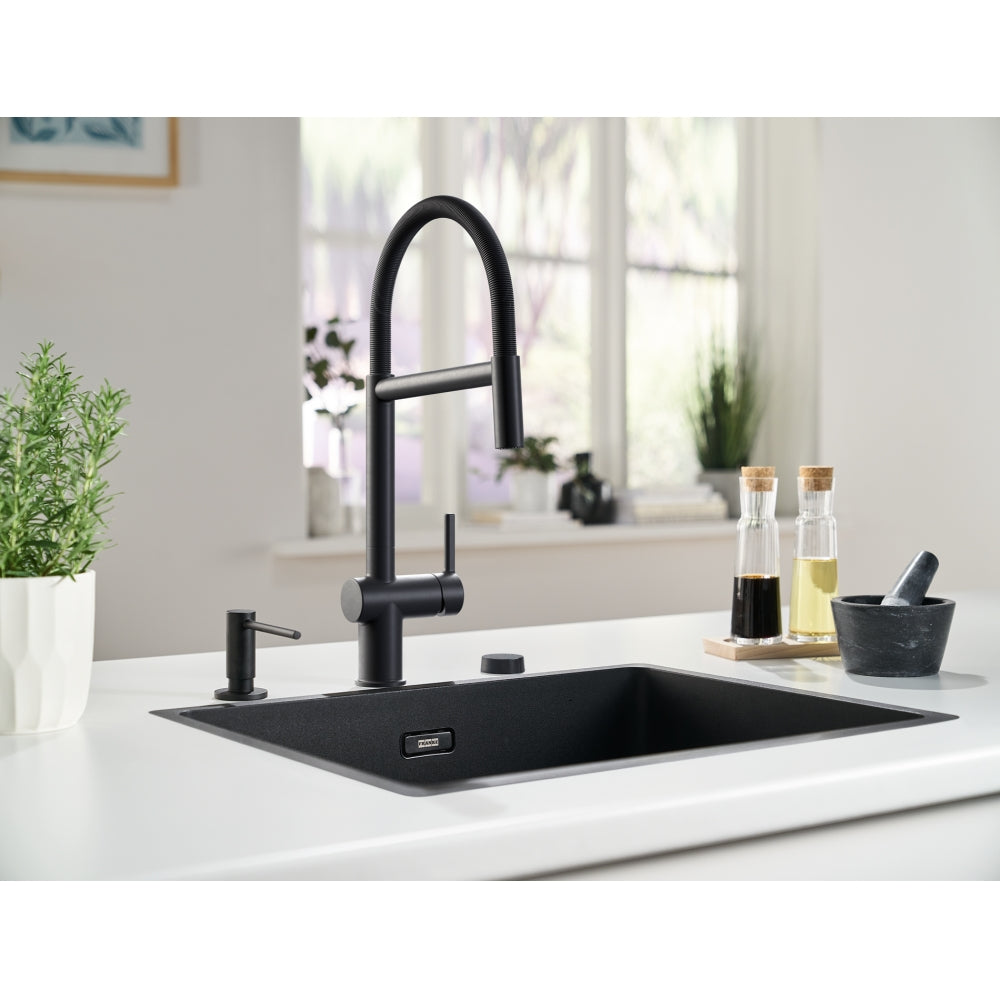 FRANKE Active Semi-Pro Brause Black matt Seitenbedienung 115.0653.409