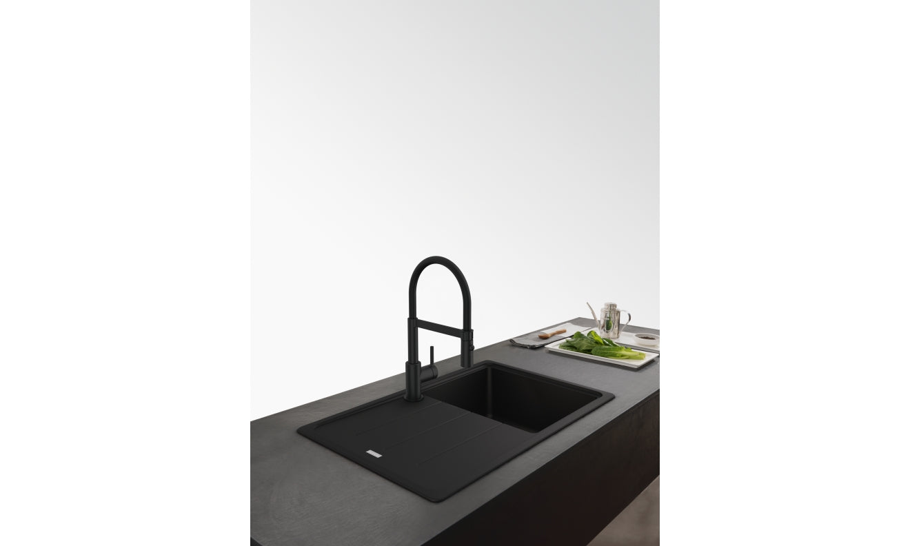 FRANKE Lina Semi-Pro Brause Black Matt Seitenbedienung 115.0725.838