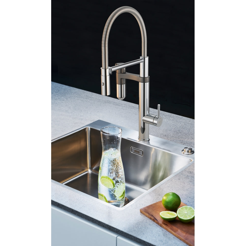 FRANKE Vital Semi-Pro Doppel-Strahl Chrom/Gun Metal Hebel 120.0621.230