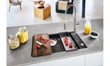 FRANKE Becken KNG 110-62 Onyx Druckknopf Edelstahl + Zubehör 125.0747.712