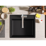 FRANKE Fragranitebecken MRG 610-52 A Black Matt Handbedienung  114.0658.586