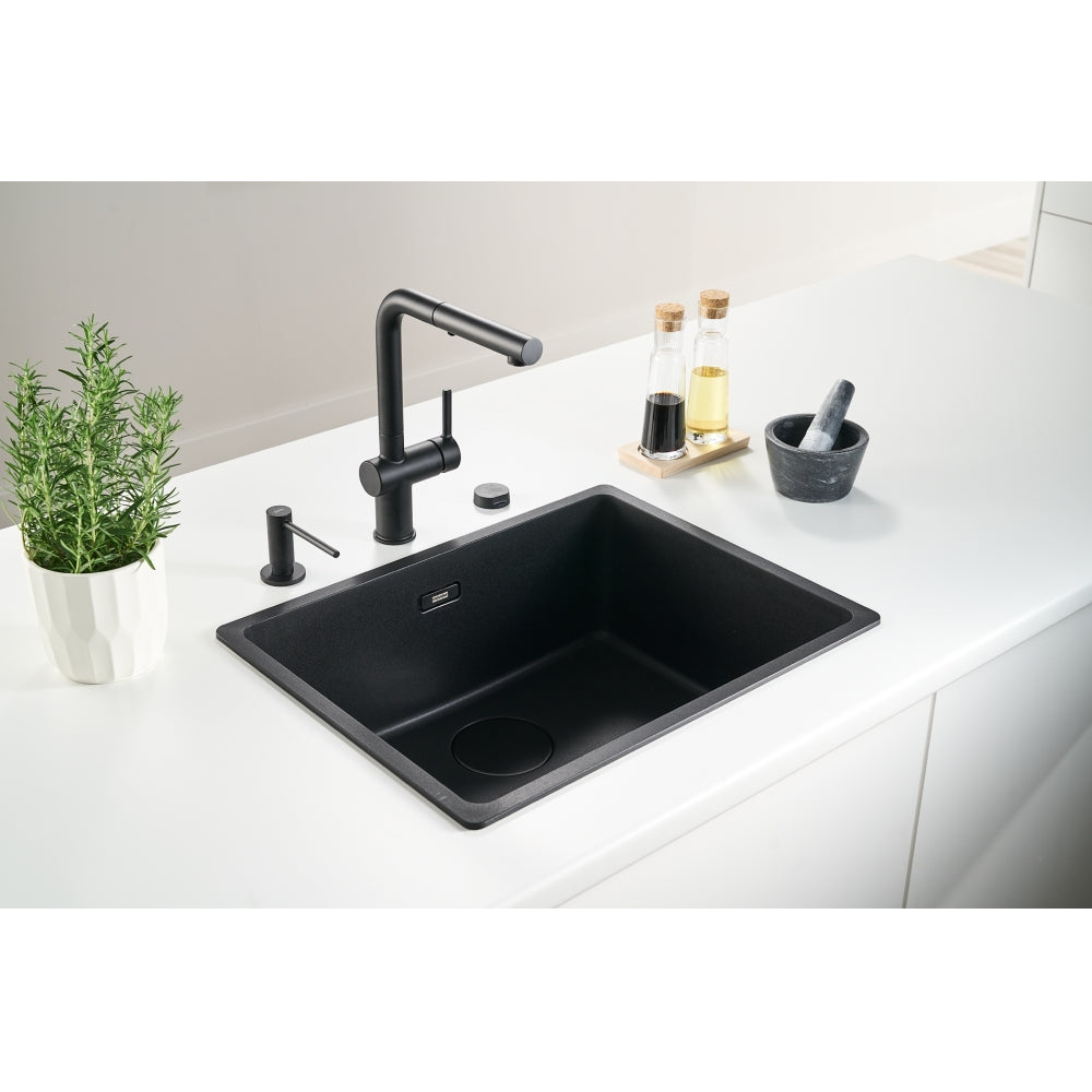 FRANKE Active L Auszugsbrause Black matt Seitenbedienung 115.0653.382
