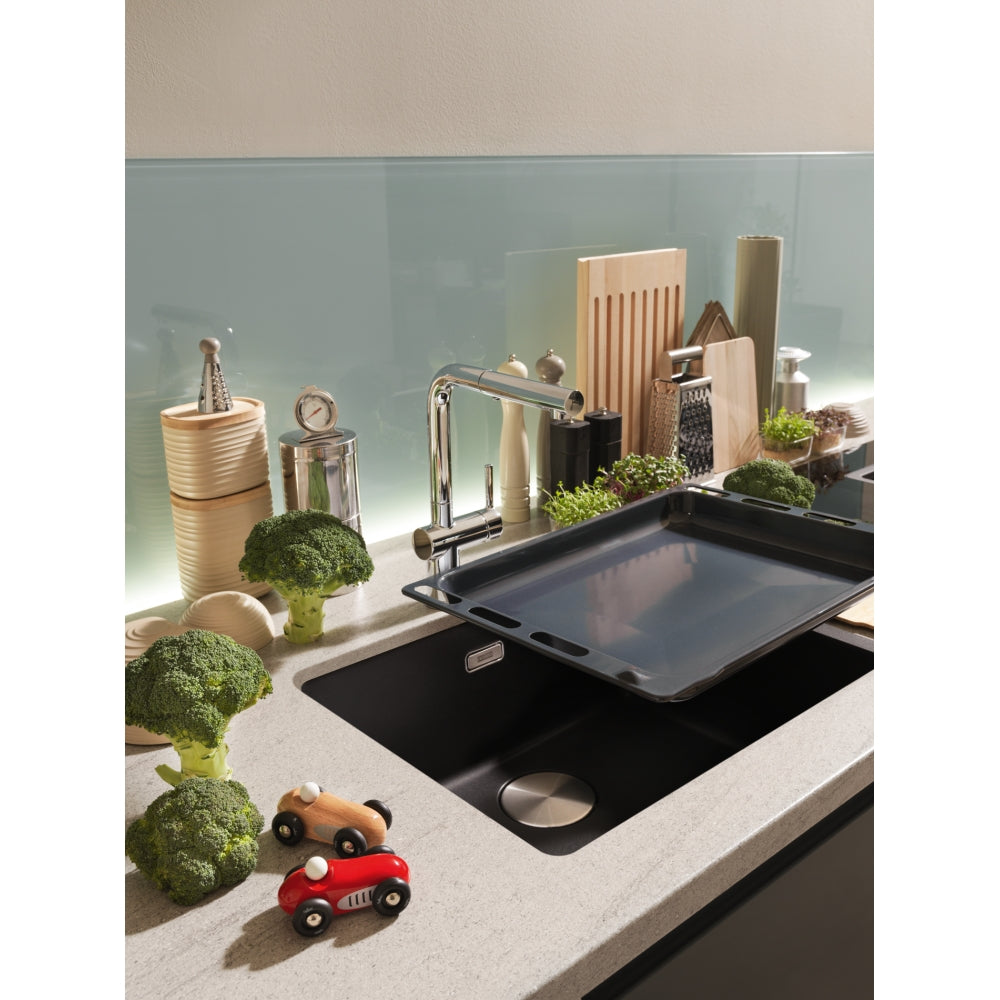 FRANKE Fragranitebecken MRG 210-52 Black Matt Handbedienung  135.0683.022