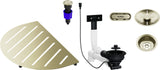 BUNDLE OOVALON Components satin gold 527995