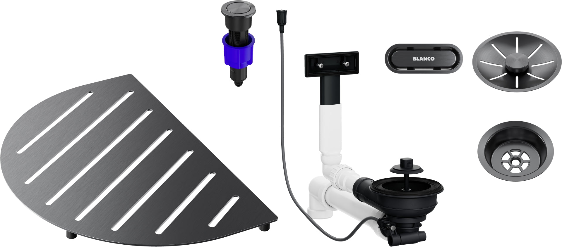BUNDLE OOVALON Components satin dark steel 527996