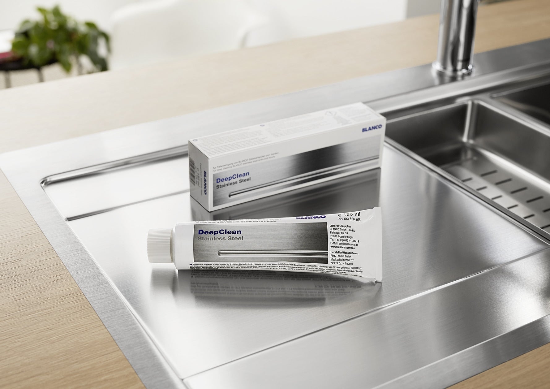 BLANCO DeepClean Stainless Steel 526306