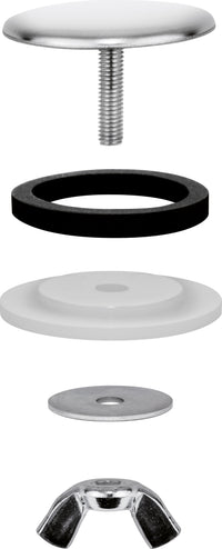 Hahnlochstopfen 48 mm Ø Edelstahl 137164