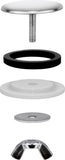 Hahnlochstopfen 48 mm Ø Edelstahl 137164