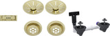 Ablg Set 2x3,5'' oAfb InFino satin gold 207439