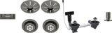 Ablg Set 2x3,5'' mAfb InFino satin dark steel 207444