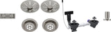 Ablg Set 2x3,5'' mAfb InFino satin platinum 207445