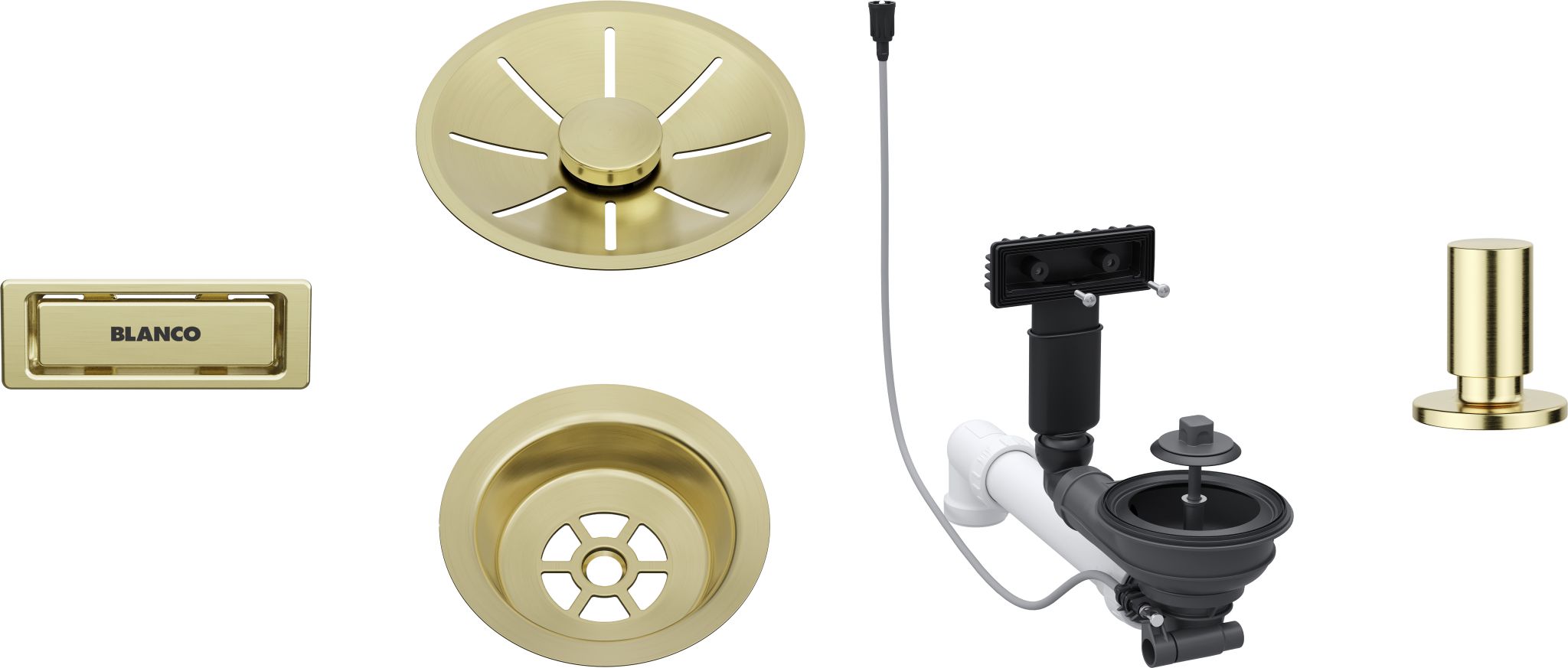 Ablg Set 1x3,5'' mAfb InFino satin gold 207427