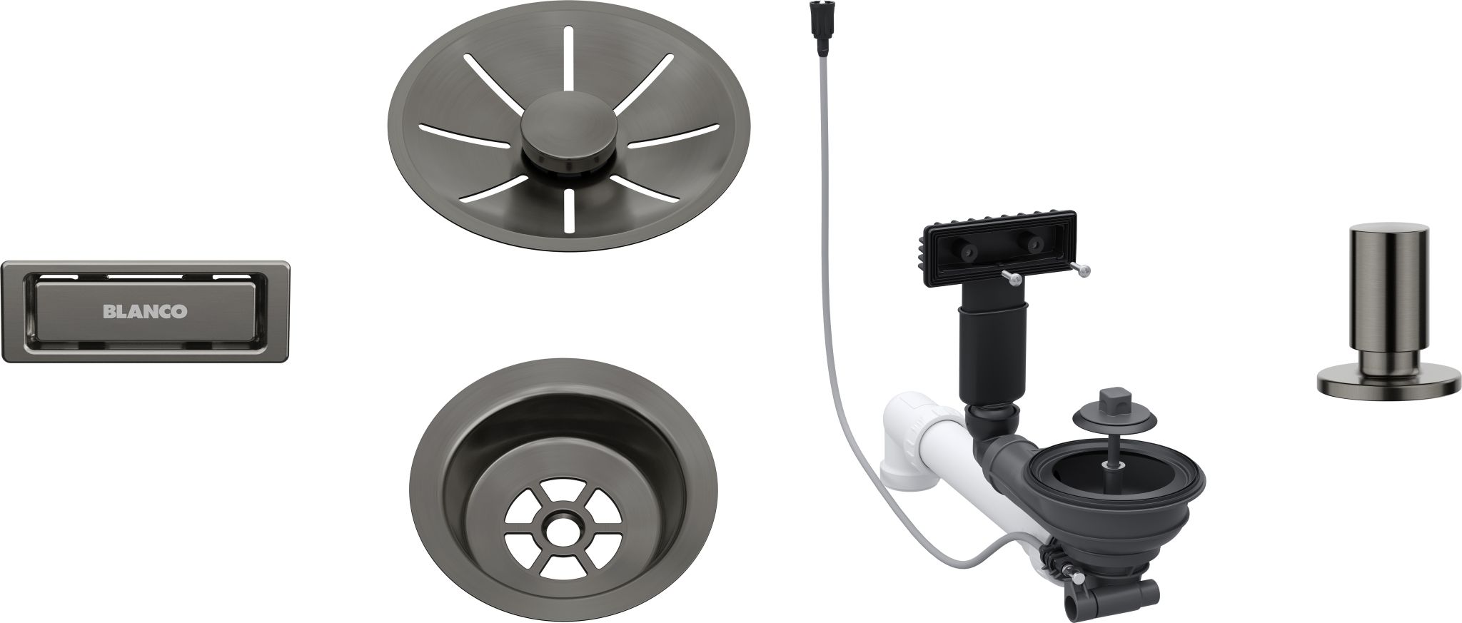 Ablg Set 1x3,5'' mAfb InFino satin dark steel 207429