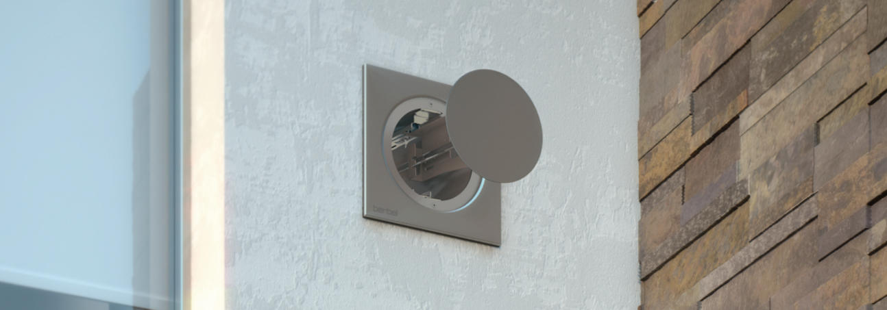 berbel Mauerkasten BMK-L 125 Luftgesteuert 125 Für Fremdhauben Edelstahl 1001333