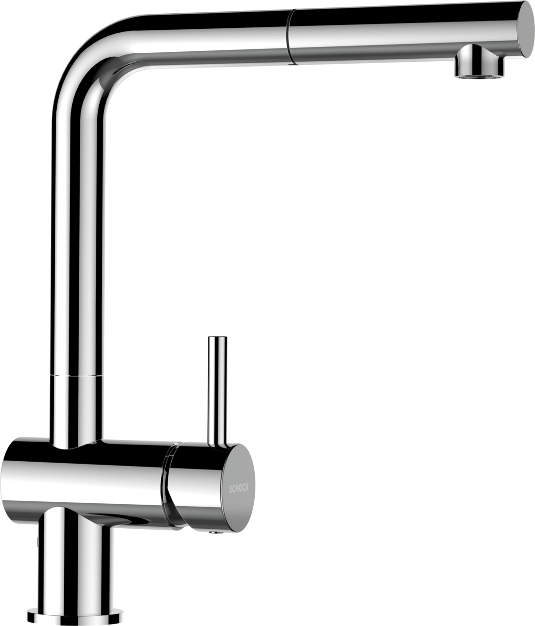 SCHOCK Einhebelmischer EPOS Schlauchbrause Chrom 540120CHR