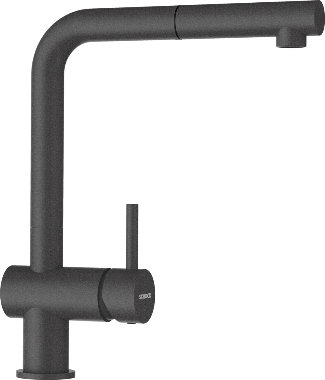 SCHOCK Einhebelmischer EPOS Schlauchbrause Farbvariante lackiert  Stone 540127STO