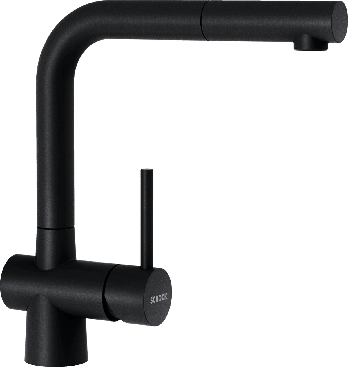 SCHOCK Einhebelmischer LAIOS Schlauchbrause Pulverbeschichtet Puro 517120PUR