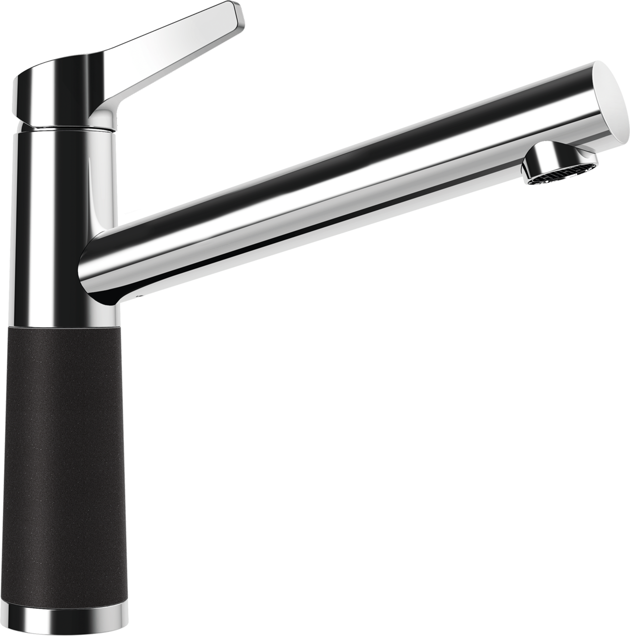 SCHOCK Einhebelmischer SC-510 Cristalite Festauslauf  Nero 554000GNE