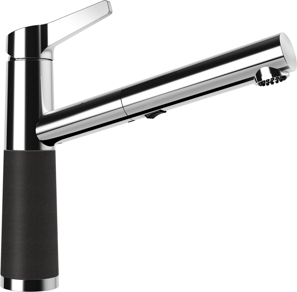SCHOCK Einhebelmischer SC-510 Cristadur Schlauchbrause  Onyx 554120GON