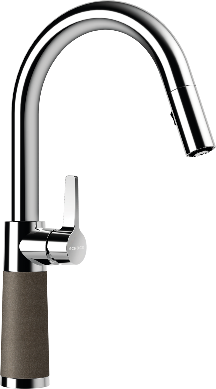 SCHOCK Einhebelmischer SC-520 Cristadur Schlauchbrause  Bronze 555120BRO