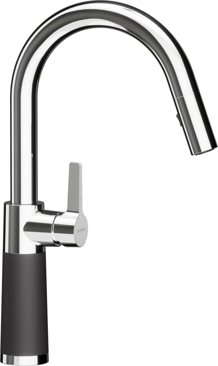 SCHOCK Einhebelmischer SC-520 Cristadur Schlauchbrause  Dusk 555120DSK