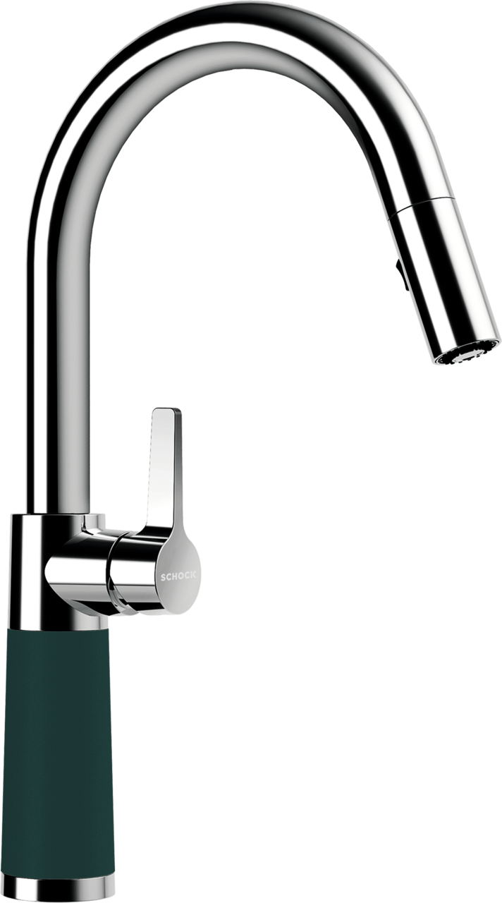 SCHOCK Einhebelmischer SC-520 Cristadur Schlauchbrause  Ivy 555120IVY