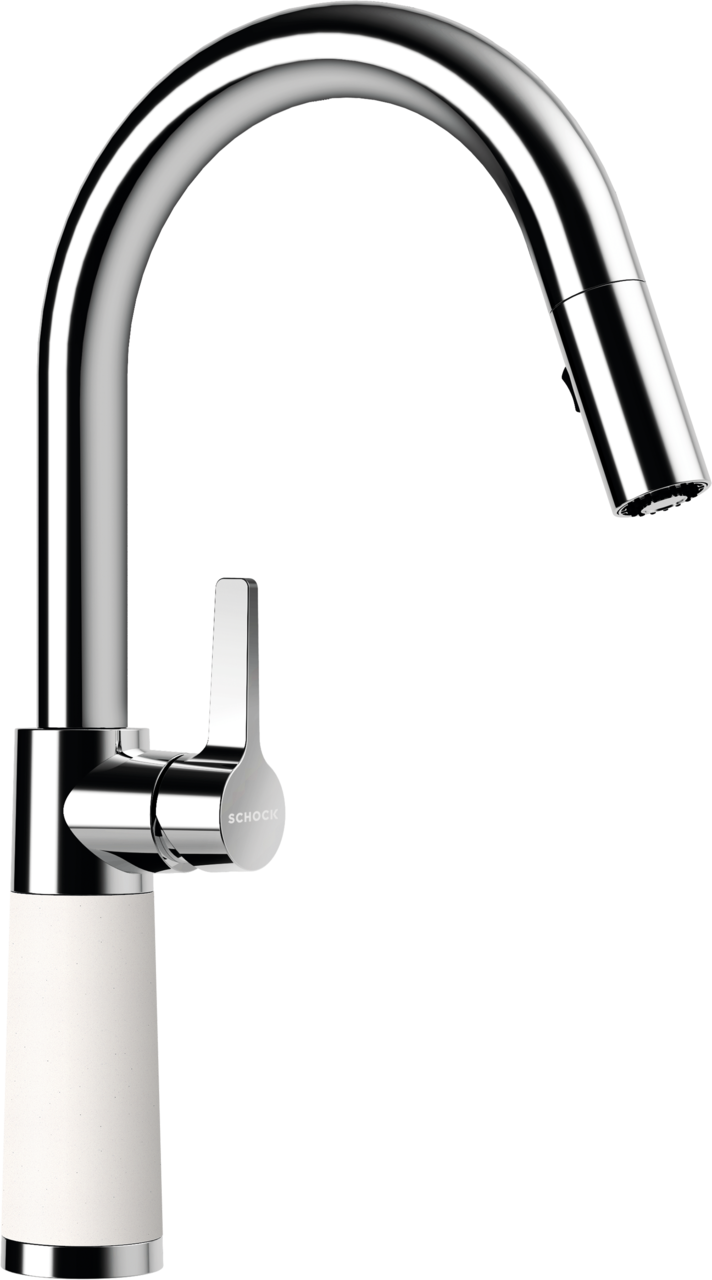 SCHOCK Einhebelmischer SC-520 Cristadur Schlauchbrause  Polaris 555120POL