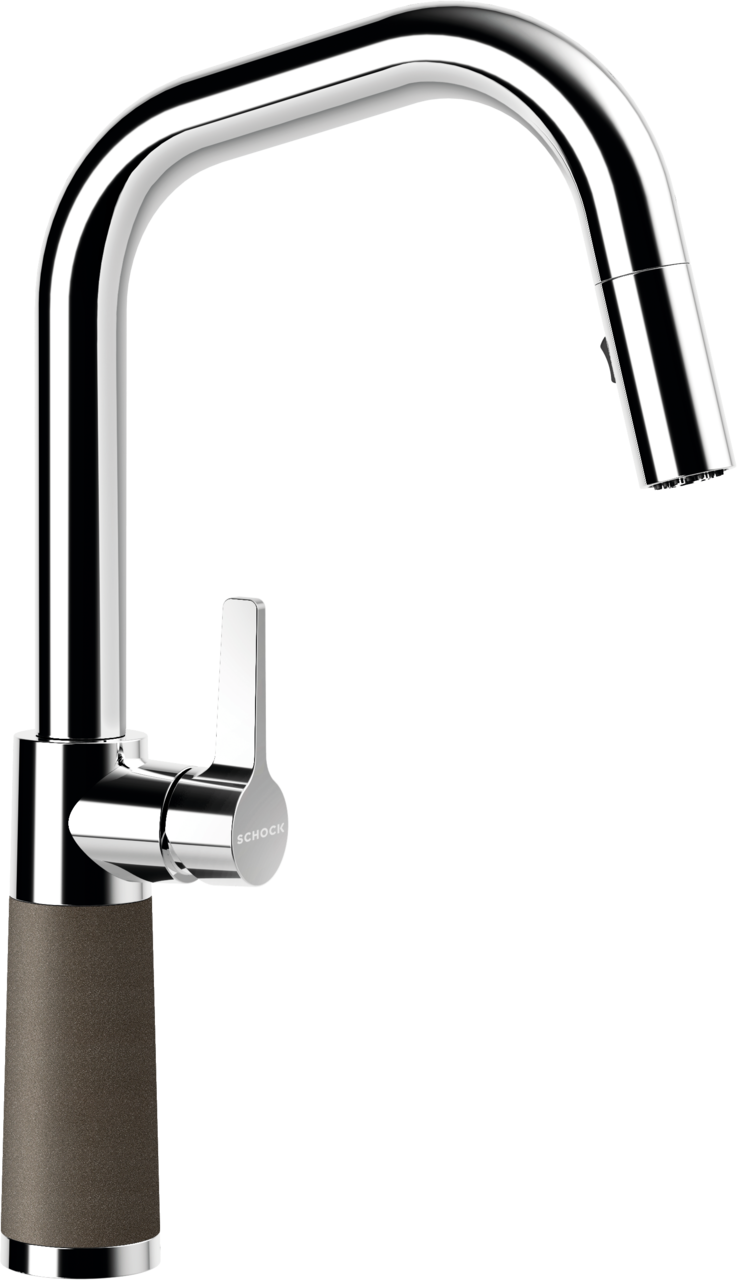 SCHOCK Einhebelmischer SC-530 Cristadur Schlauchbrause  Bronze 556120BRO