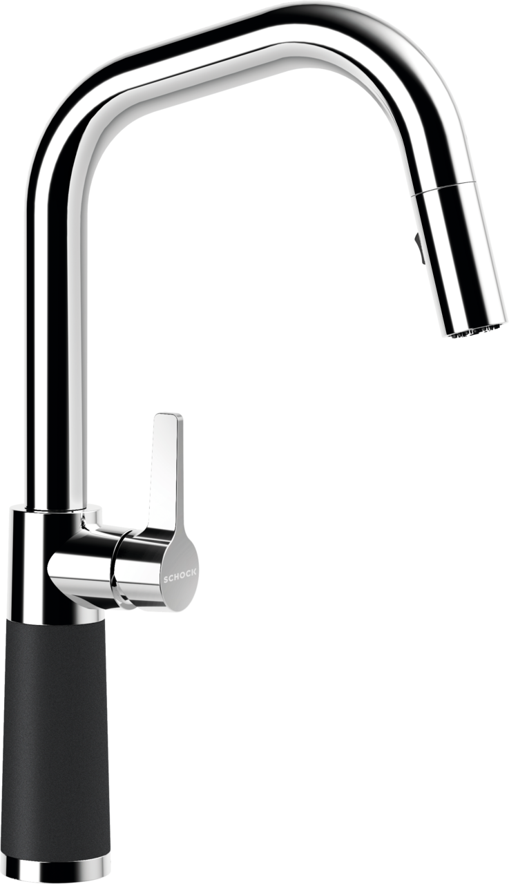 SCHOCK Einhebelmischer SC-530 Cristadur Schlauchbrause  Magma 556120MAG