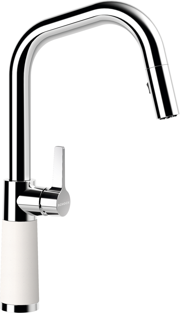 SCHOCK Einhebelmischer SC-530 Cristadur Schlauchbrause  Polaris 556120POL