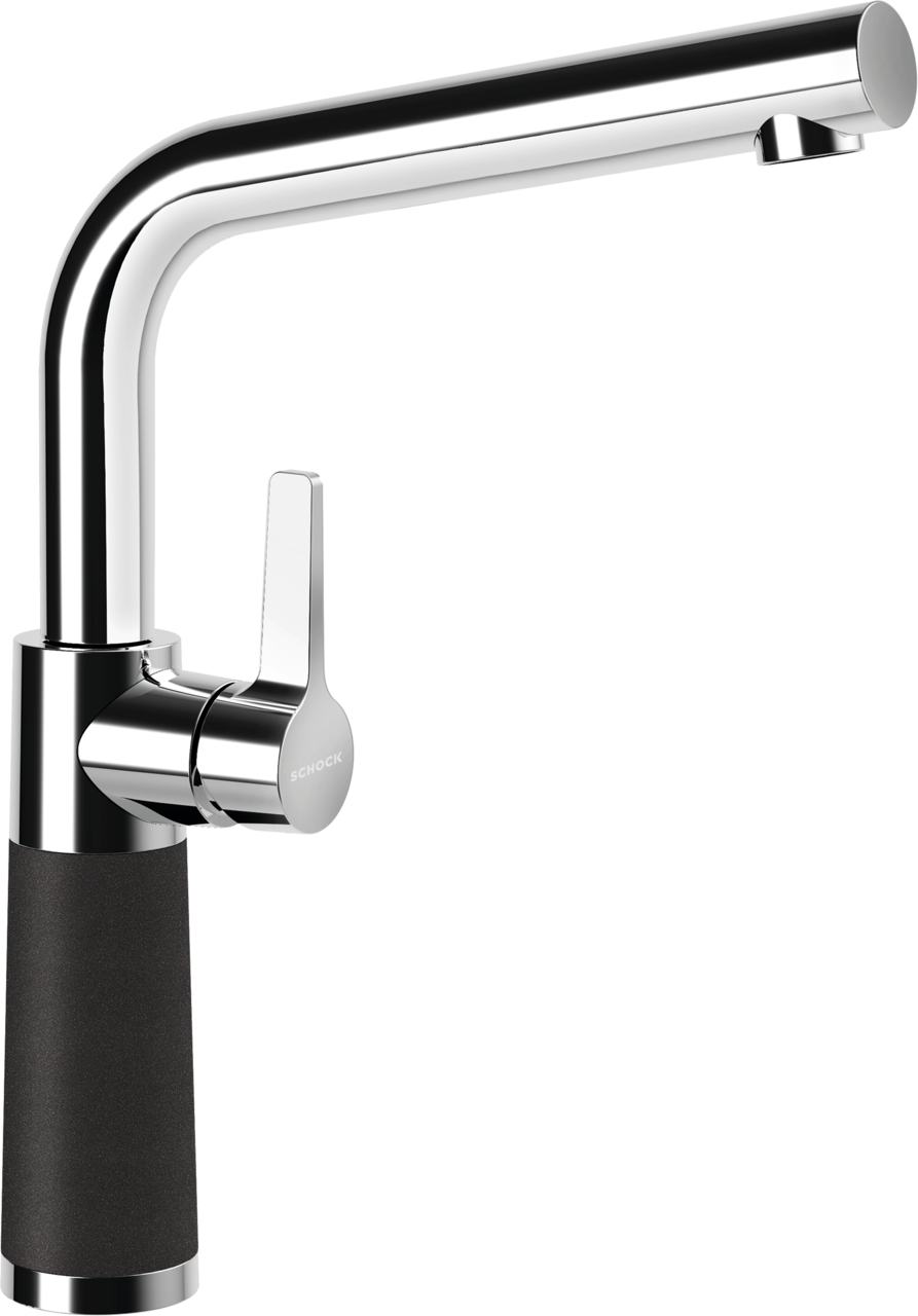 SCHOCK Einhebelmischer SC-540 Cristalite Festauslauf  Onyx 557000GON