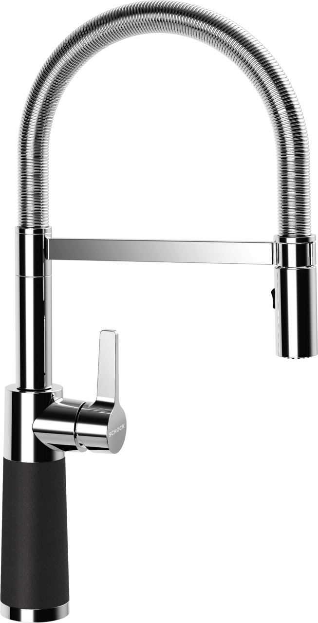 SCHOCK Einhebelmischer SC-550 Cristalite Festauslauf  Nero 558000GNE