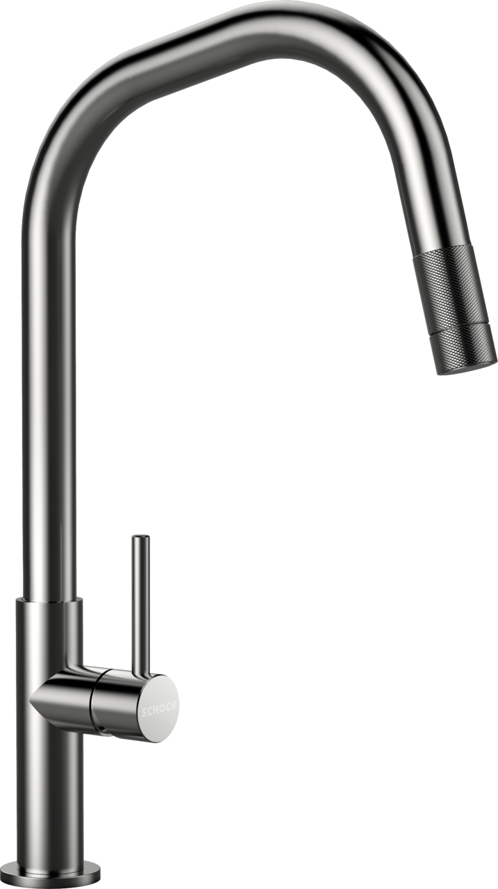 SCHOCK Einhbelmischer TALINOS Schlauchbrause  Edelstahl 545120EDM