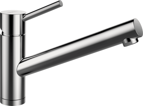 SCHOCK Einhebelmischer ALTOS S Festauslauf  Edelstahl massiv 530000EDM