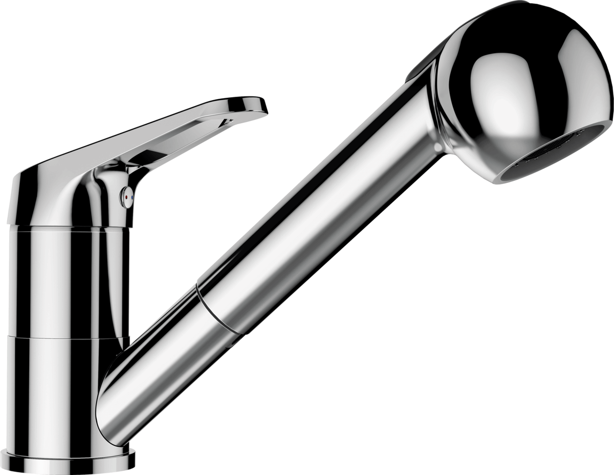 SCHOCK Einhebelmischer COSMO Festauslauf  Chrom 525122CHR