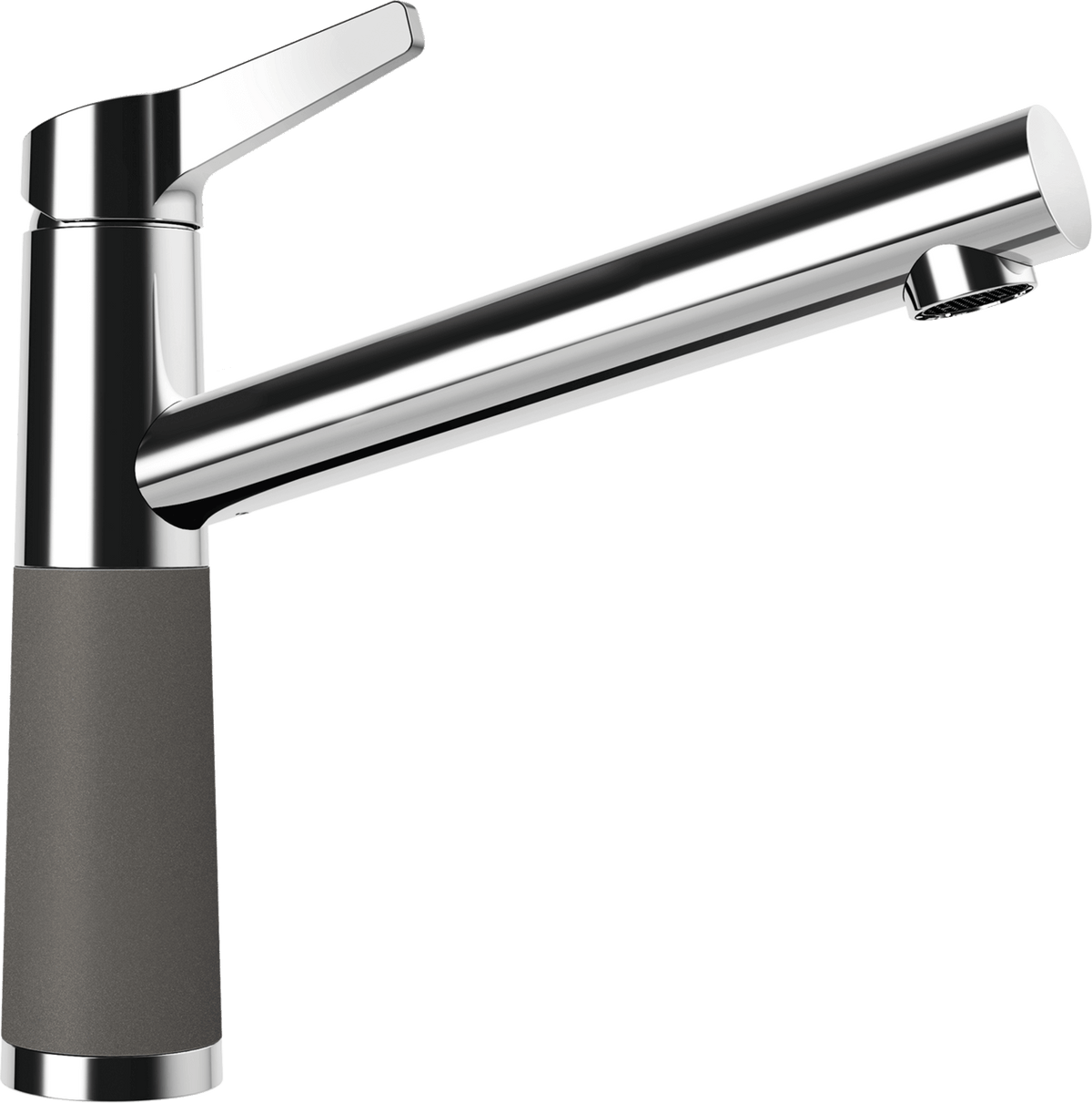 SCHOCK Einhebelmischer SC-510 Cristadur Festauslauf  Silverstone 554003SIL