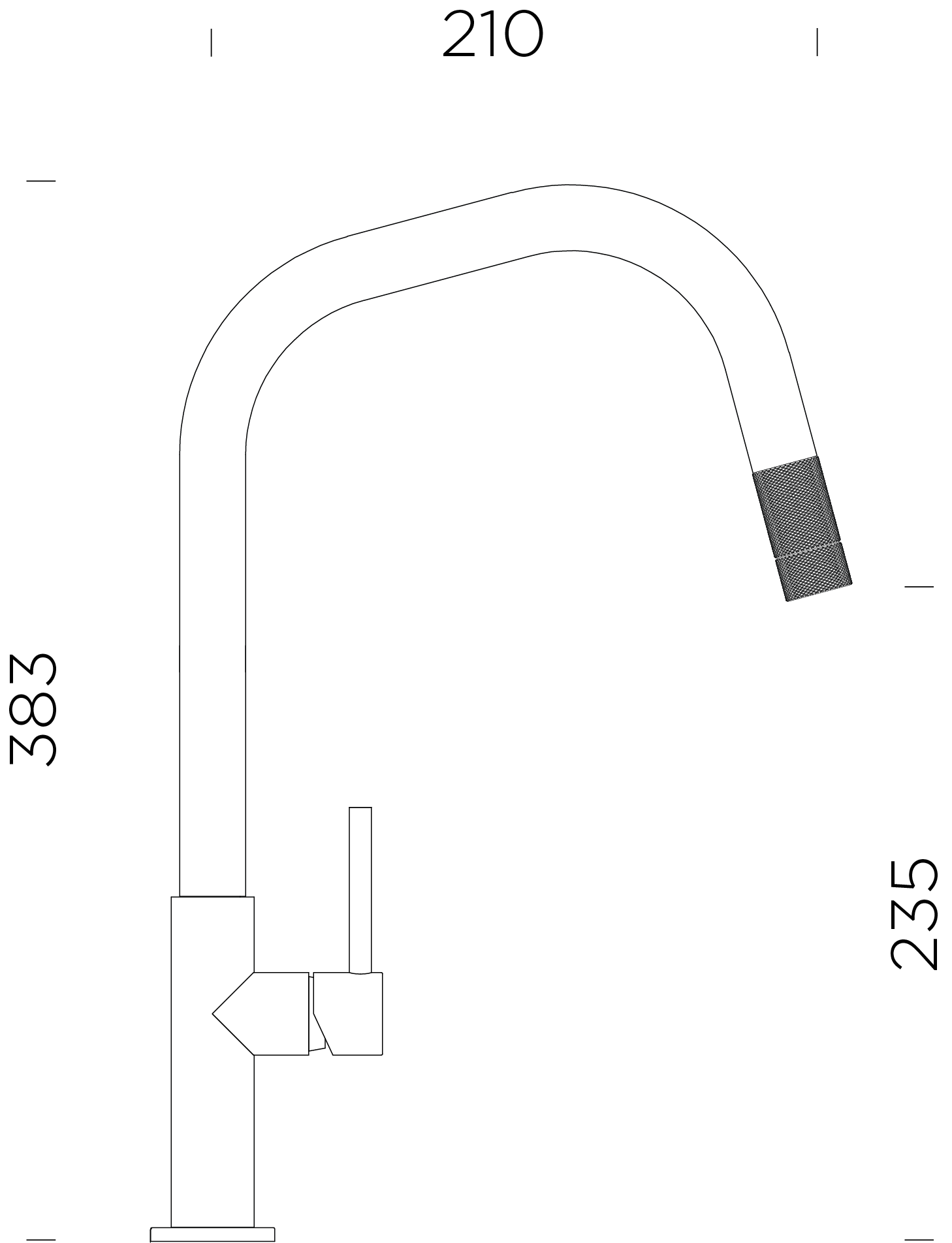 SCHOCK Einhbelmischer TALINOS Schlauchbrause  Copper Brushed 545120COB