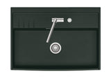 SYSTEMCERAM Einbauspüle Kentro 90 Eibe 56 inkl. Excenterbetätigung, für 90 cm Schrankbreite, Einbauspüle Auflage keine Beckenlage 59950256