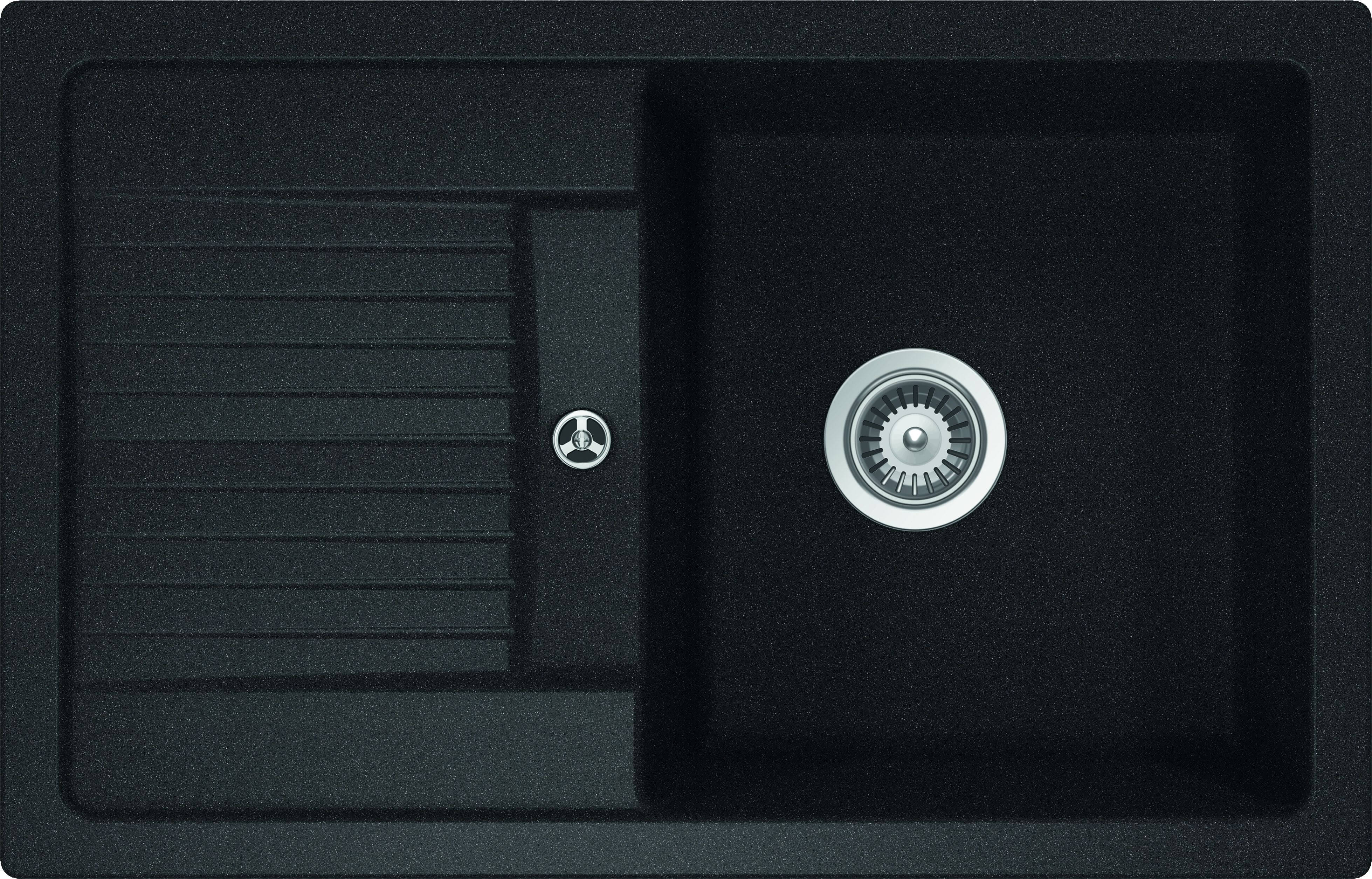SCHOCK Spüle Unterbau Lima D-100S-U Cristalite Onyx LIMD100SUGON