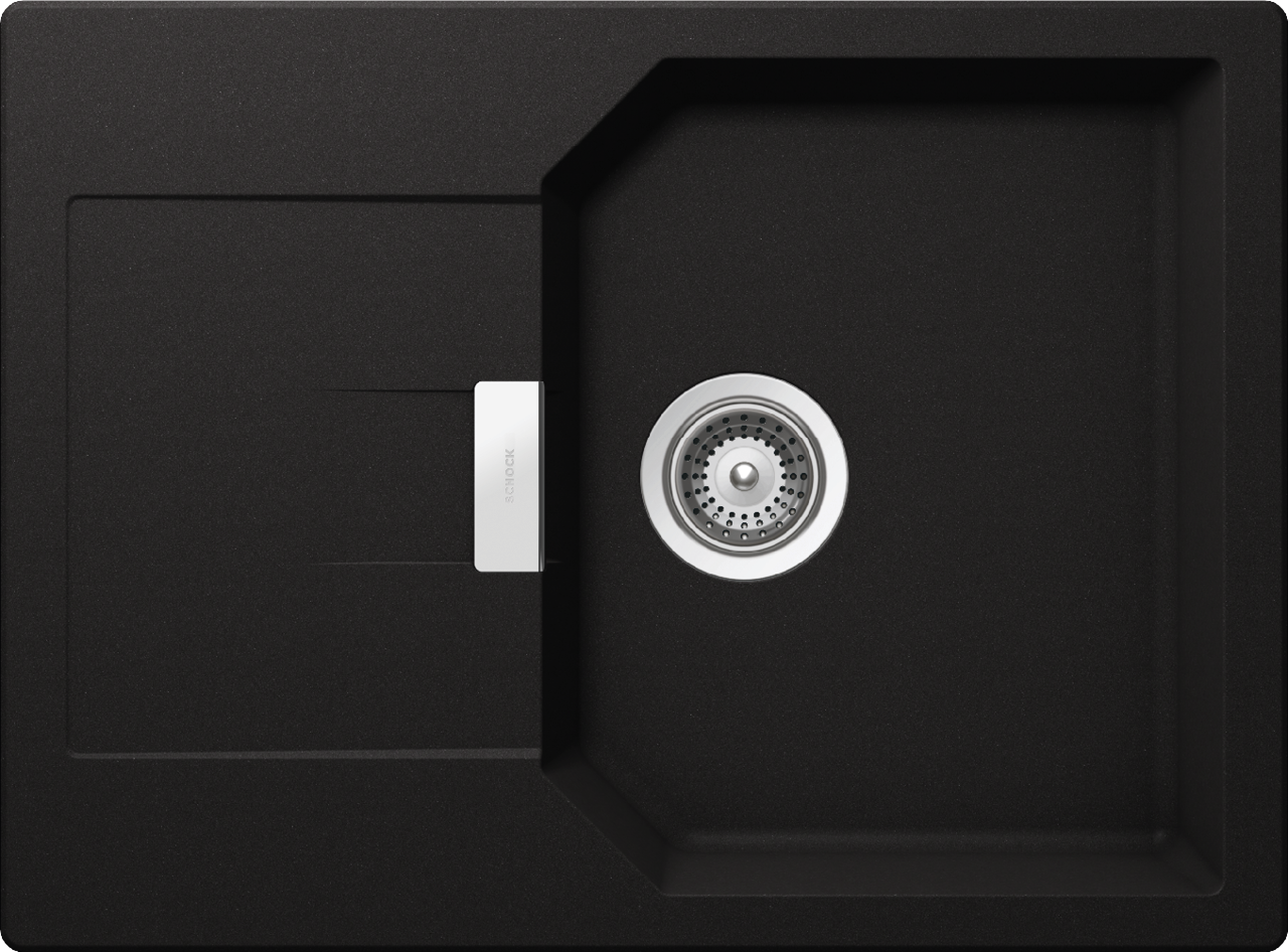 SCHOCK Spüle Unterbau Manhattan D-100S-U Cristalite Nero MAND100SUGNE