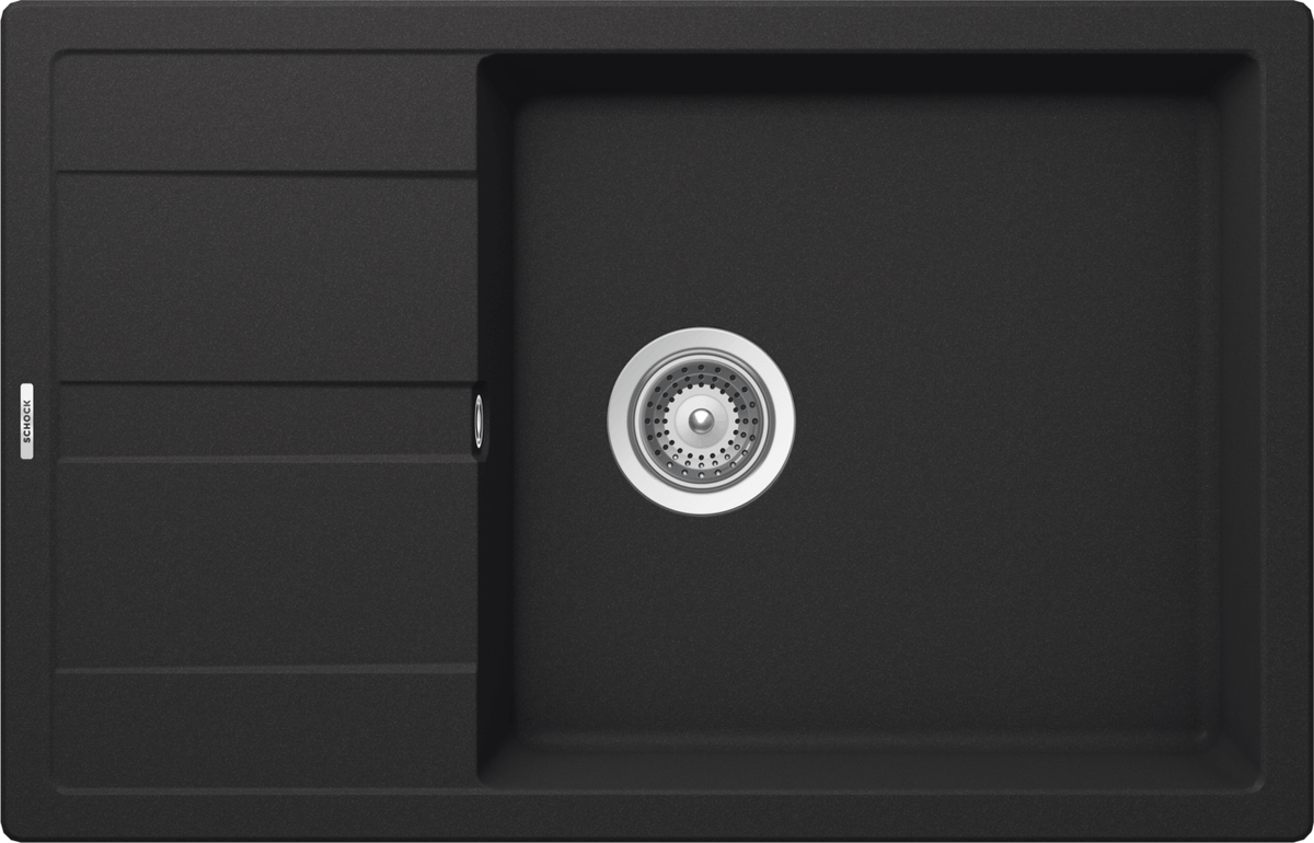 SCHOCK Spüle Unterbau Manhattan D-100LS-U Cristalite Onyx MAND100LSUGON