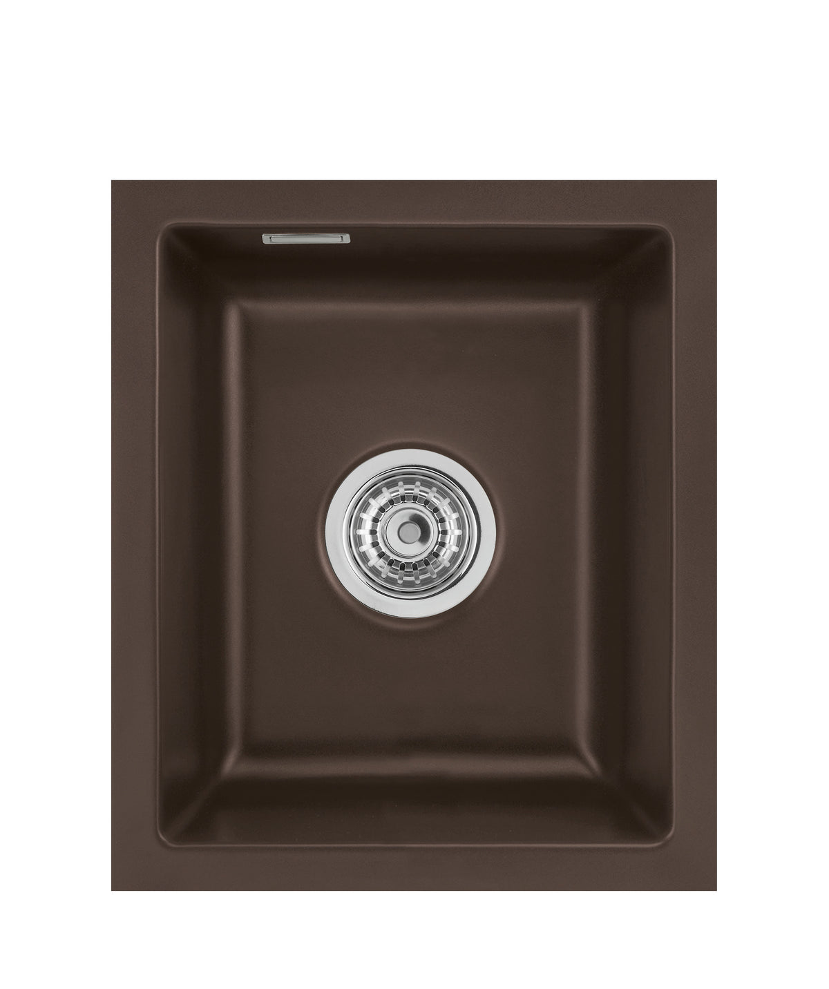 SYSTEMCERAM Einbauspüle Mera 32 U/g Siena 65 inkl. Handbetätigung, für 45 cm Schrankbreite, Spüle zum Unterbau mit geschliffener Oberseite Unterbau keine Beckenlage 54610165