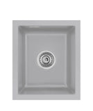 SYSTEMCERAM Einbauspüle Mera 32 U/g Titan 78 inkl. Excenterbetätigung, für 45 cm Schrankbreite, Spüle zum Unterbau mit geschliffener Oberseite Unterbau keine Beckenlage 54610278
