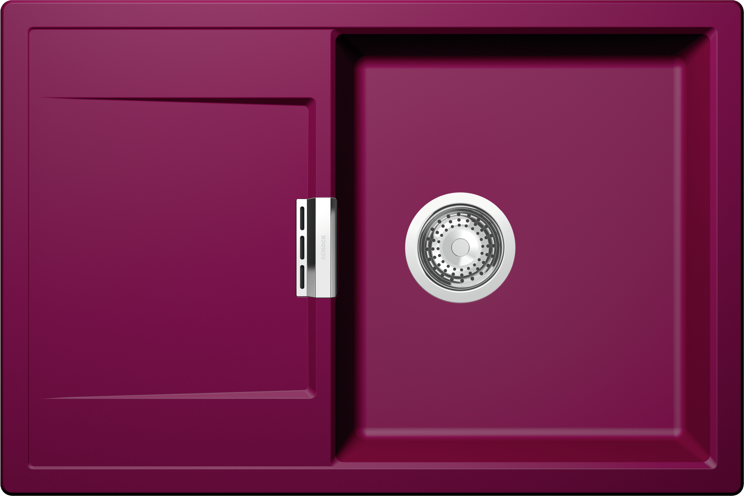 SCHOCK Spüle Unterbau Mono D-100-U Cristadur Berry MOND100UBRY