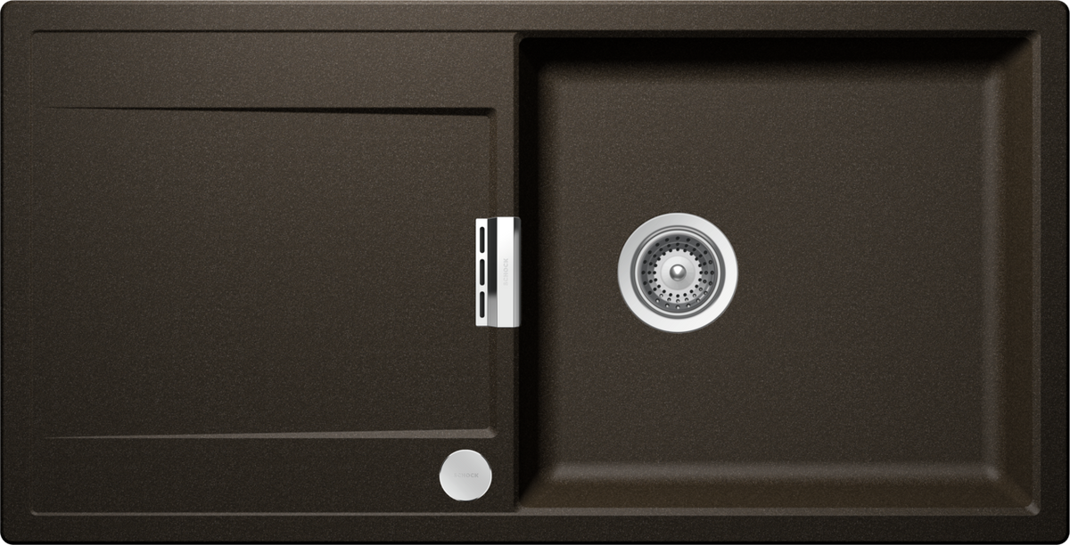 SCHOCK Spüle Unterbau Mono D-100L-U Cristadur Bronze MOND100LUBRO